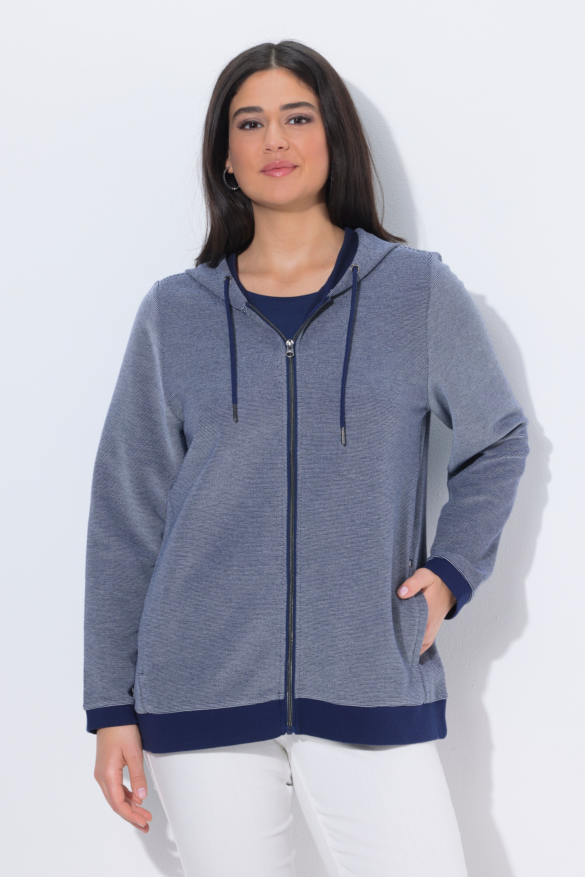 Veste en molleton, matière texturée, ULLA POPKEN