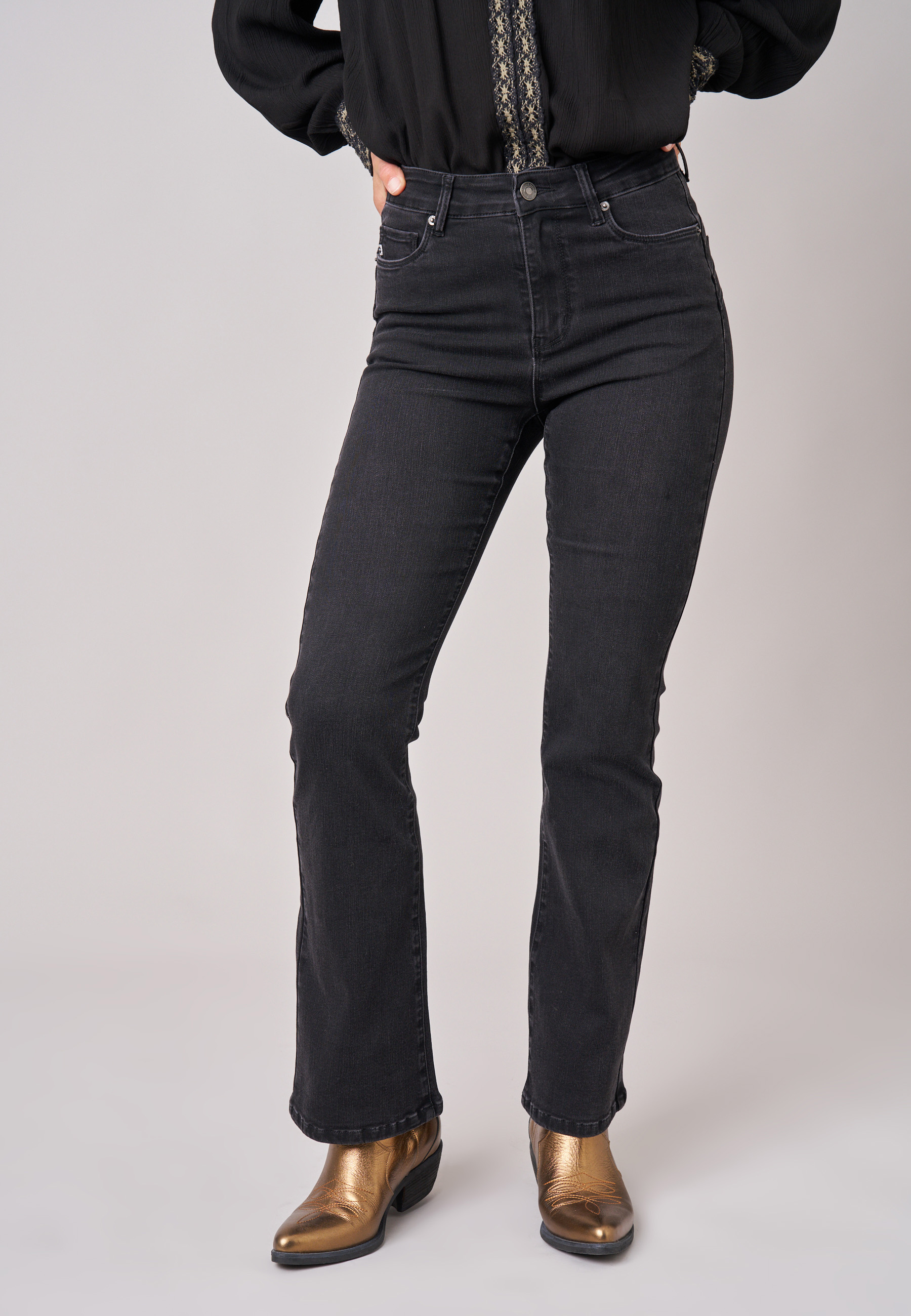 Jean bootcut femme ALICIA, DEELUXE