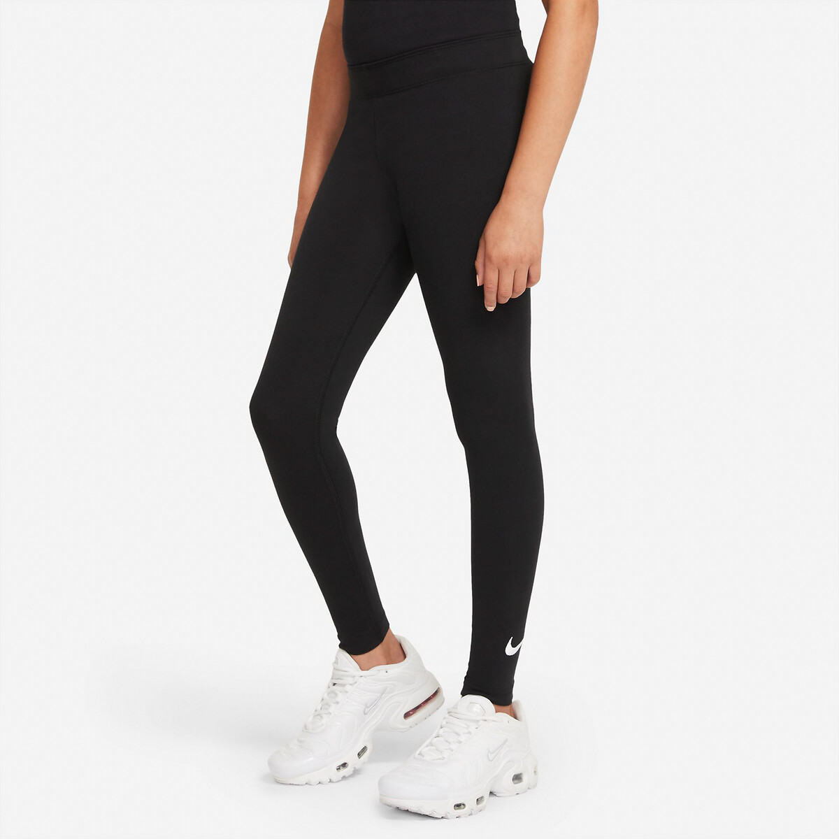 Image of Cotton Mix Leggings with Logo Print, 6-16 Years