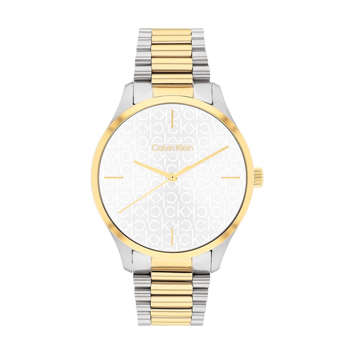 Montre analogique iconic argent argent argent dor Calvin Klein