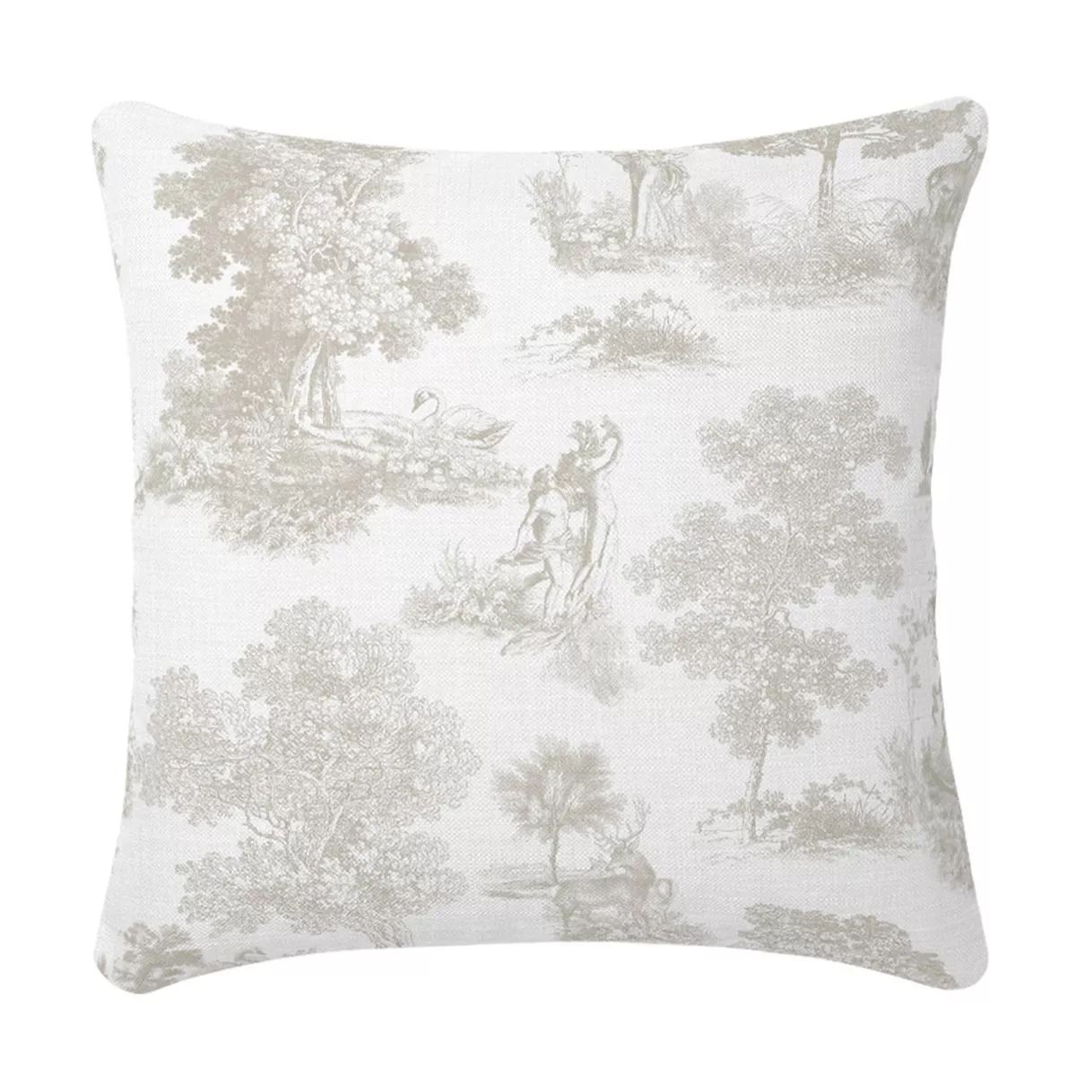 Housse de coussin lin & coton POESIE, GARNIER THIEBAUT
