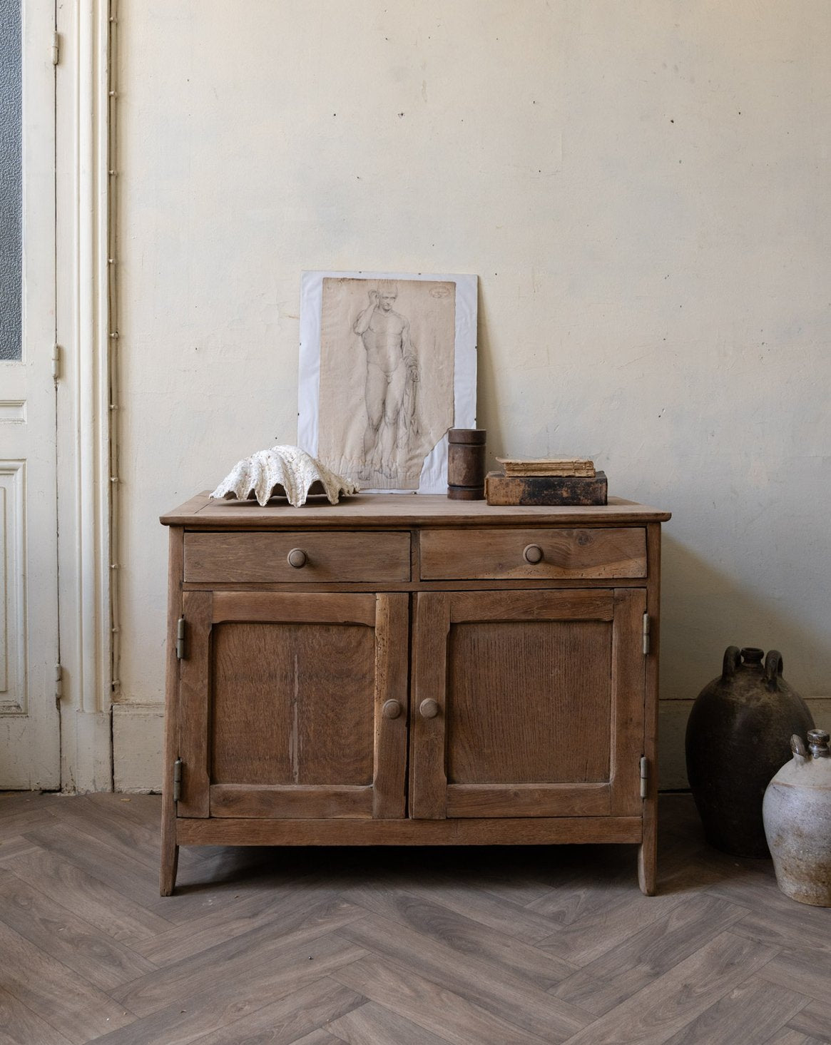 Buffet bas en bois Gilbert N°1638 - Bon état, DEBONGOUT
