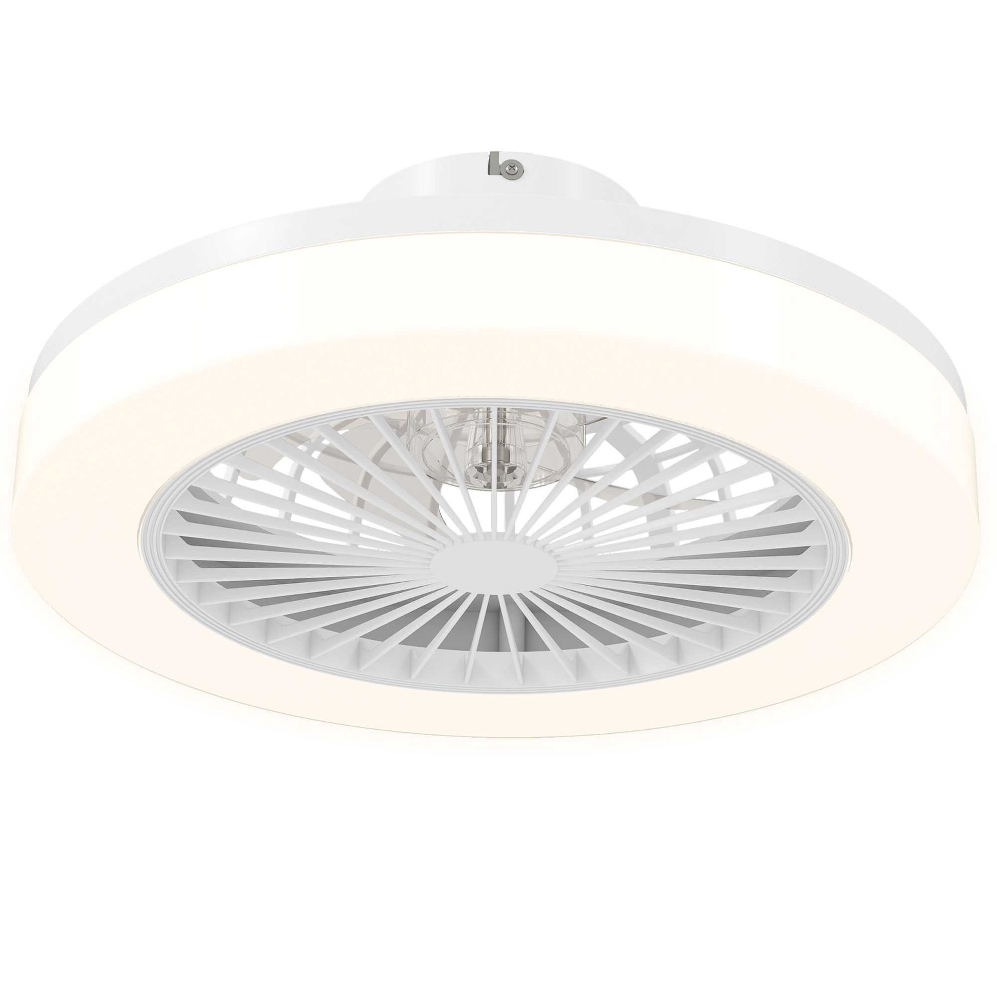 Ventilateur de plafond avec éclairage, HOMCOM
