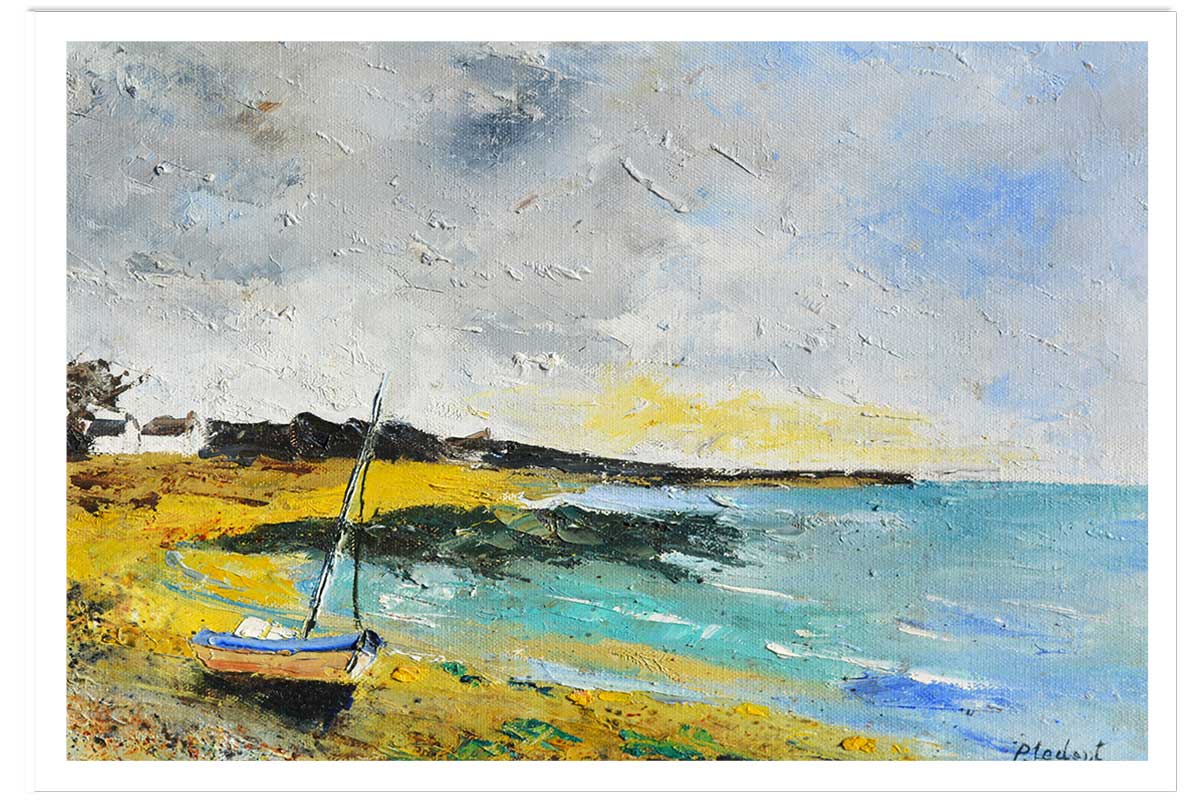 Affiche production aquarelle bretonne, HEXOA