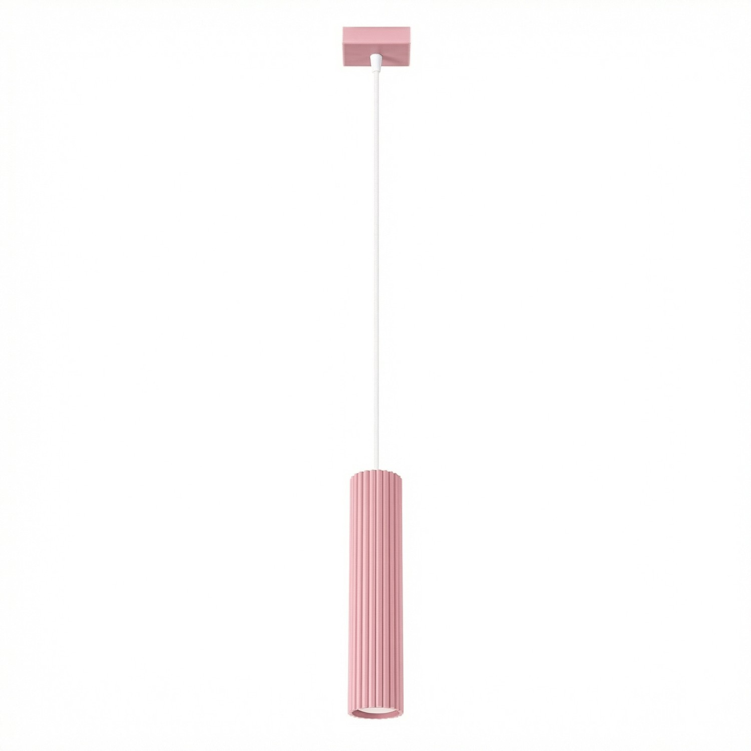 Suspension Aluminium Rose GU10 1 KARBON, EDEN