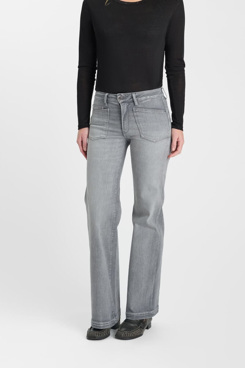 Jeans flare PULP high flare, longueur 34, LE TEMPS DES CERISES