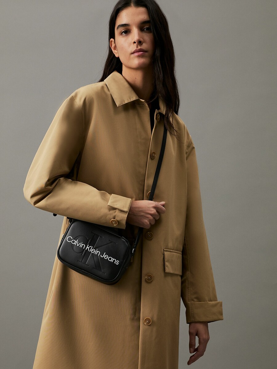 Sac caméra zippé, à bandoulière
