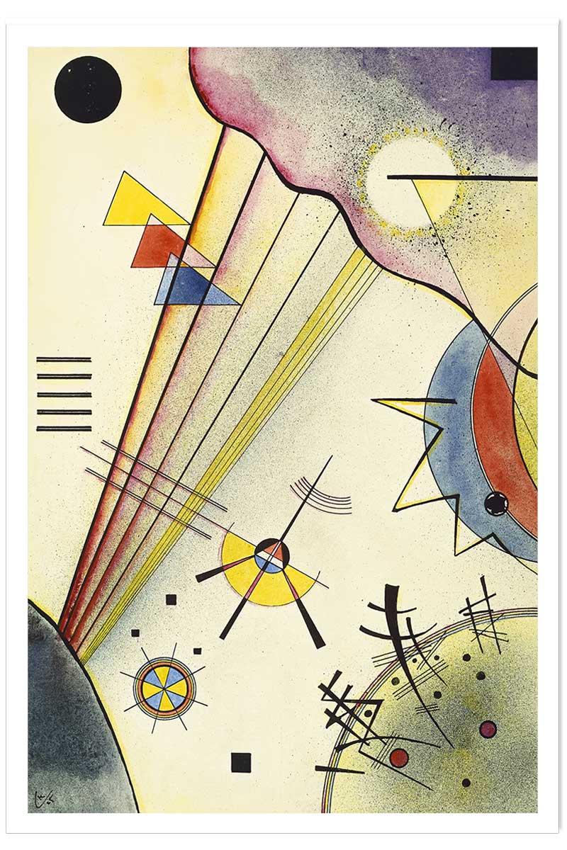 Affiche Clear Connection par Wassily Kandinsky, HEXOA
