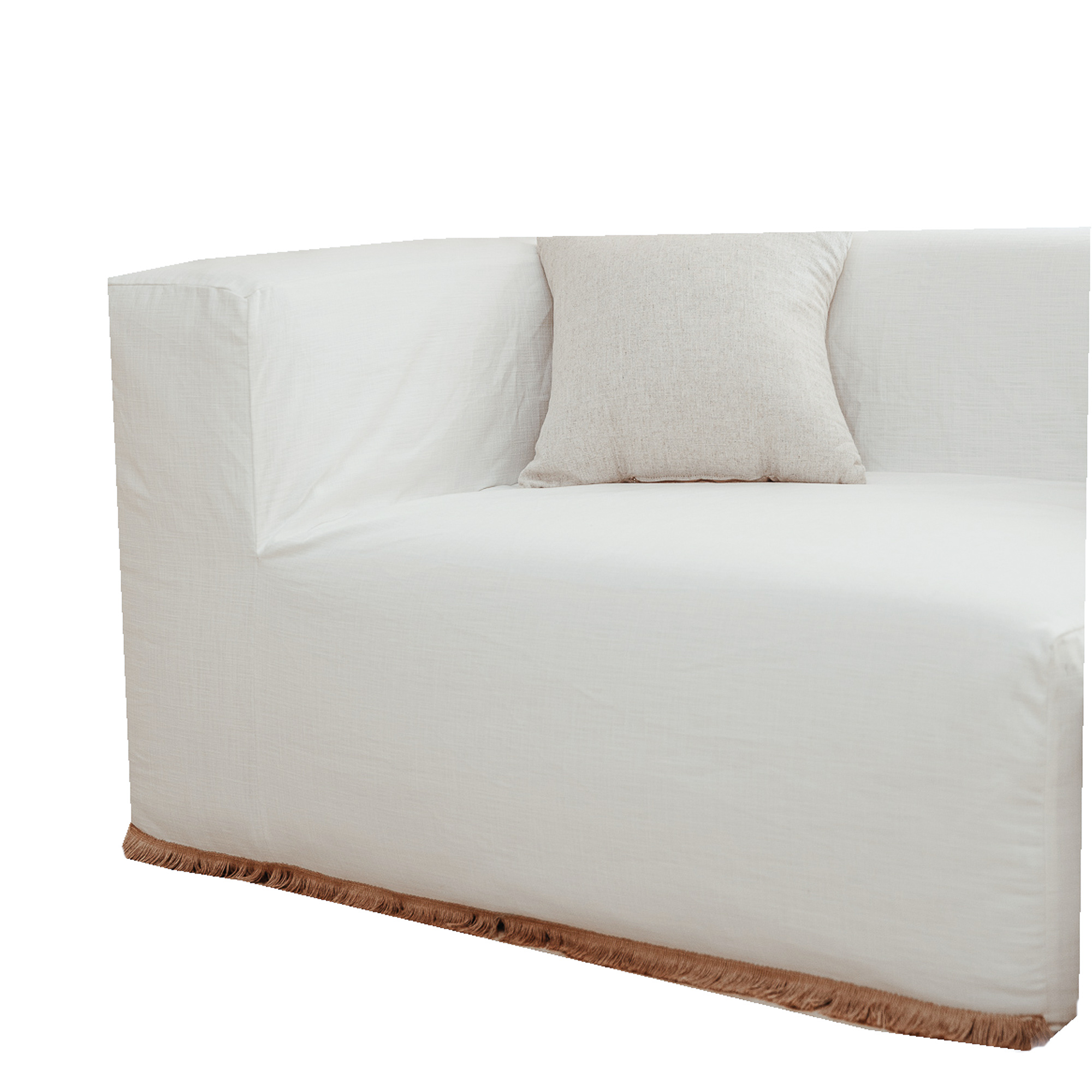 Chauffeuse pour canapé modulable en coton, MX HOME
