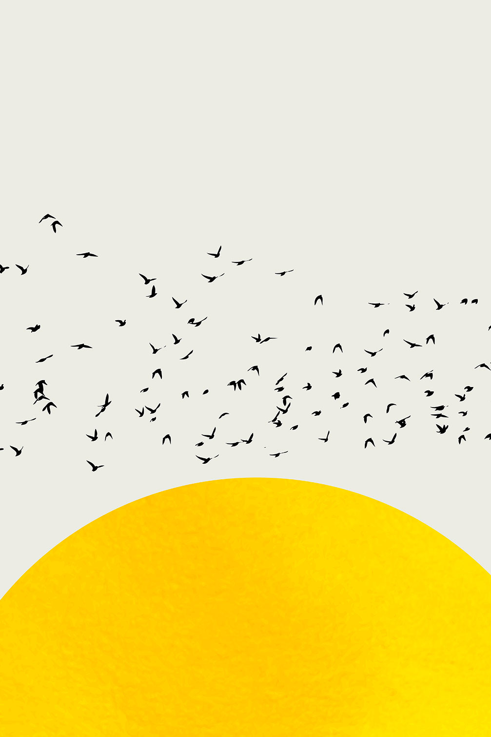 Tableau dessin 1000 oiseaux, HEXOA