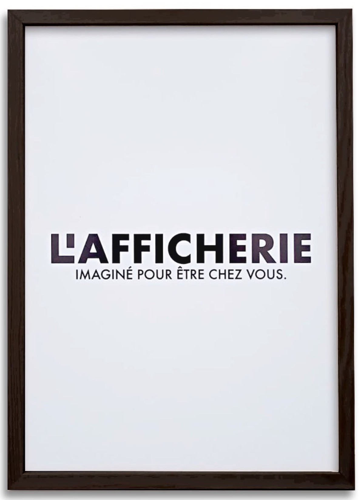 Cadre bois noir, L'AFFICHERIE