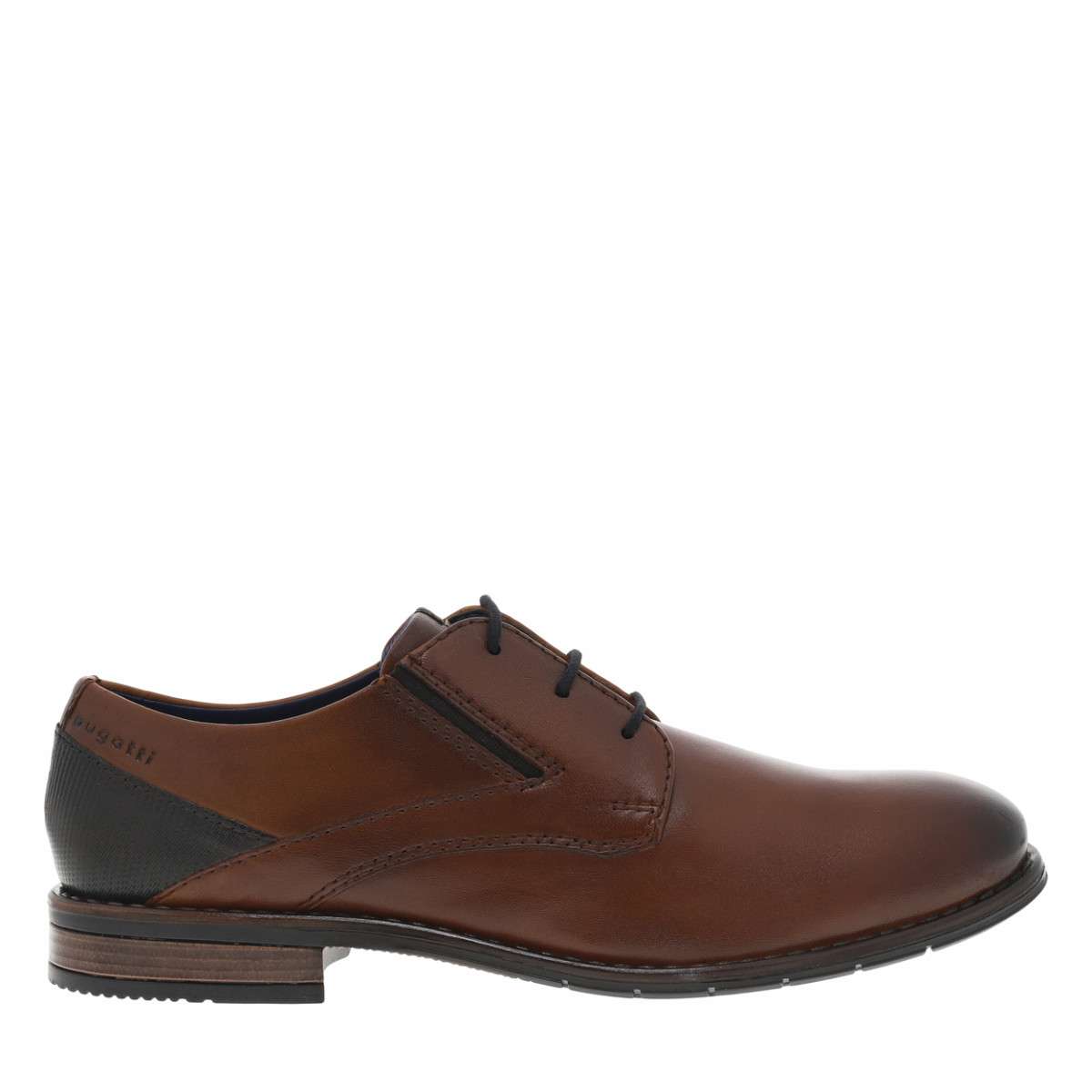 Derbies cuir talon décroché bas, BUGATTI
