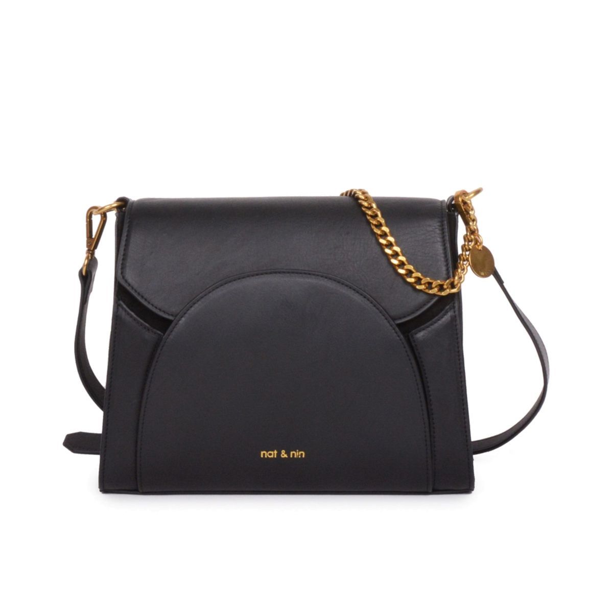 Sac main en cuir bandouli re kamila Nat Nin La Redoute