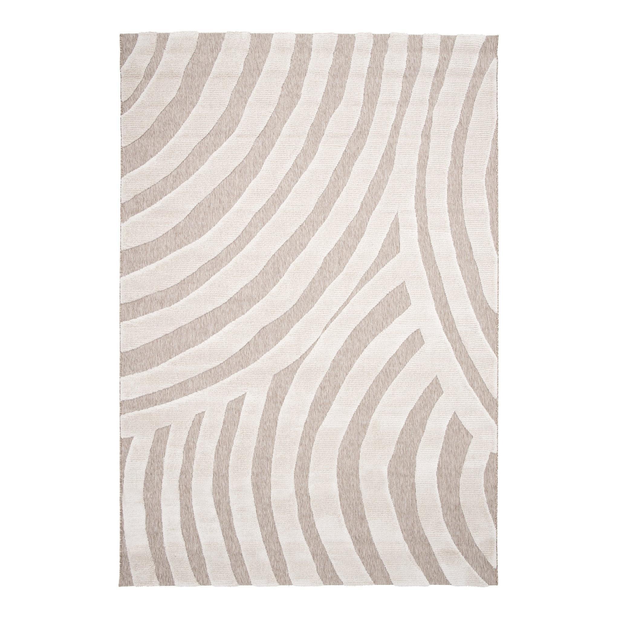 Tapis en relief style japandi ONDE, AFK LIVING