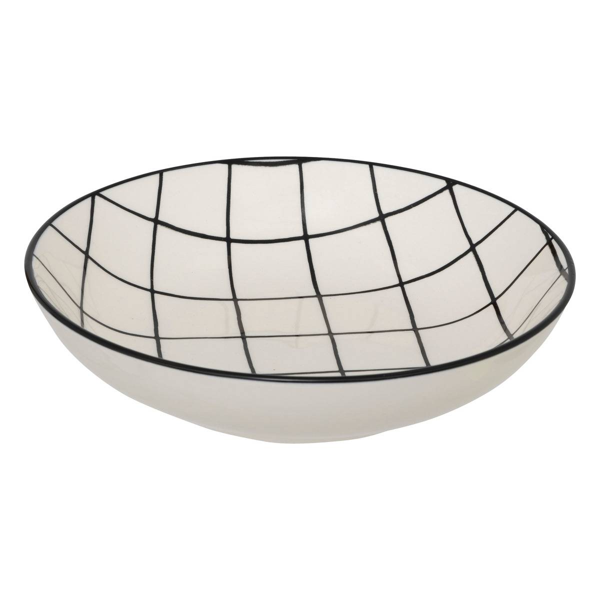 Lot de 6 assiettes creuses en céramique FAMILY CORNER, SECRET DE GOURMET