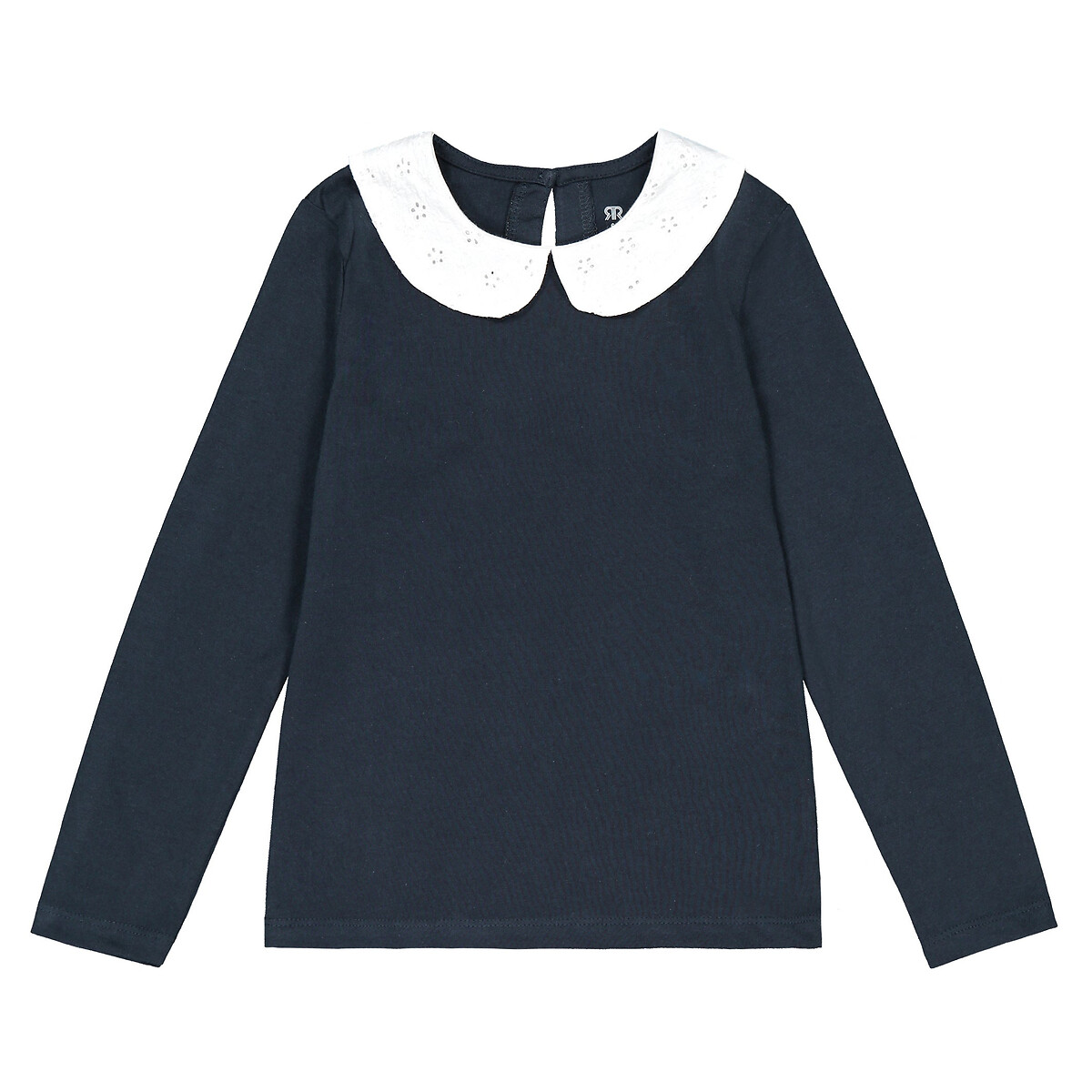 Peter pan collar long sleeve shirt