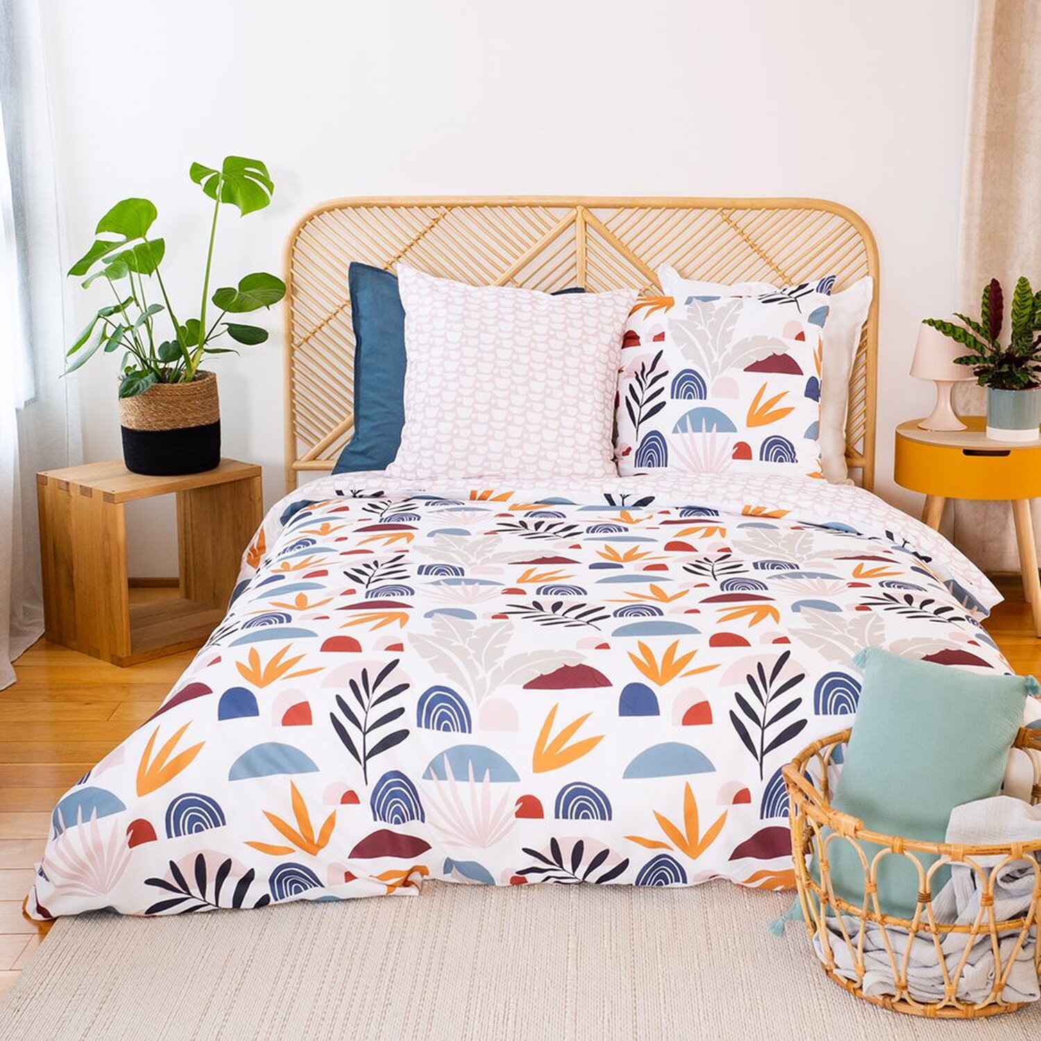 Parure housse de couette polyester, Domy, C DESIGN HOME TEXTILE