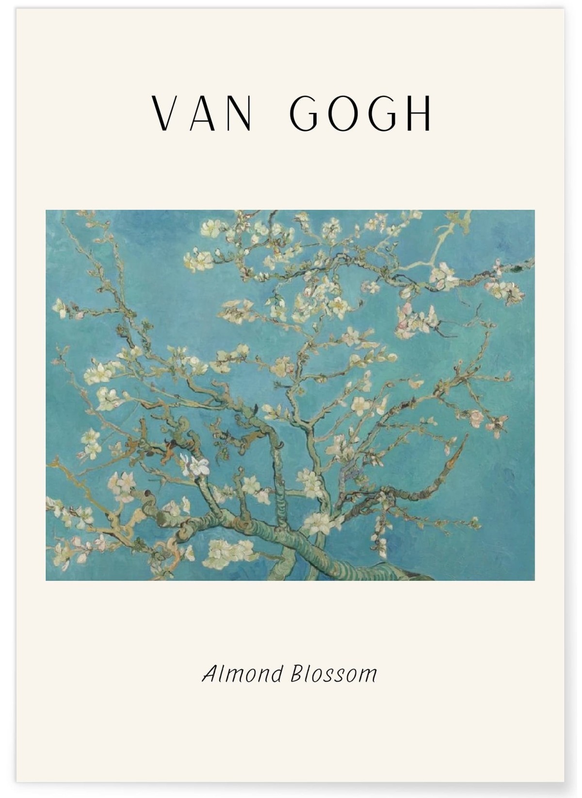 Affiche Van Gogh - Almond Blossom, L'AFFICHERIE