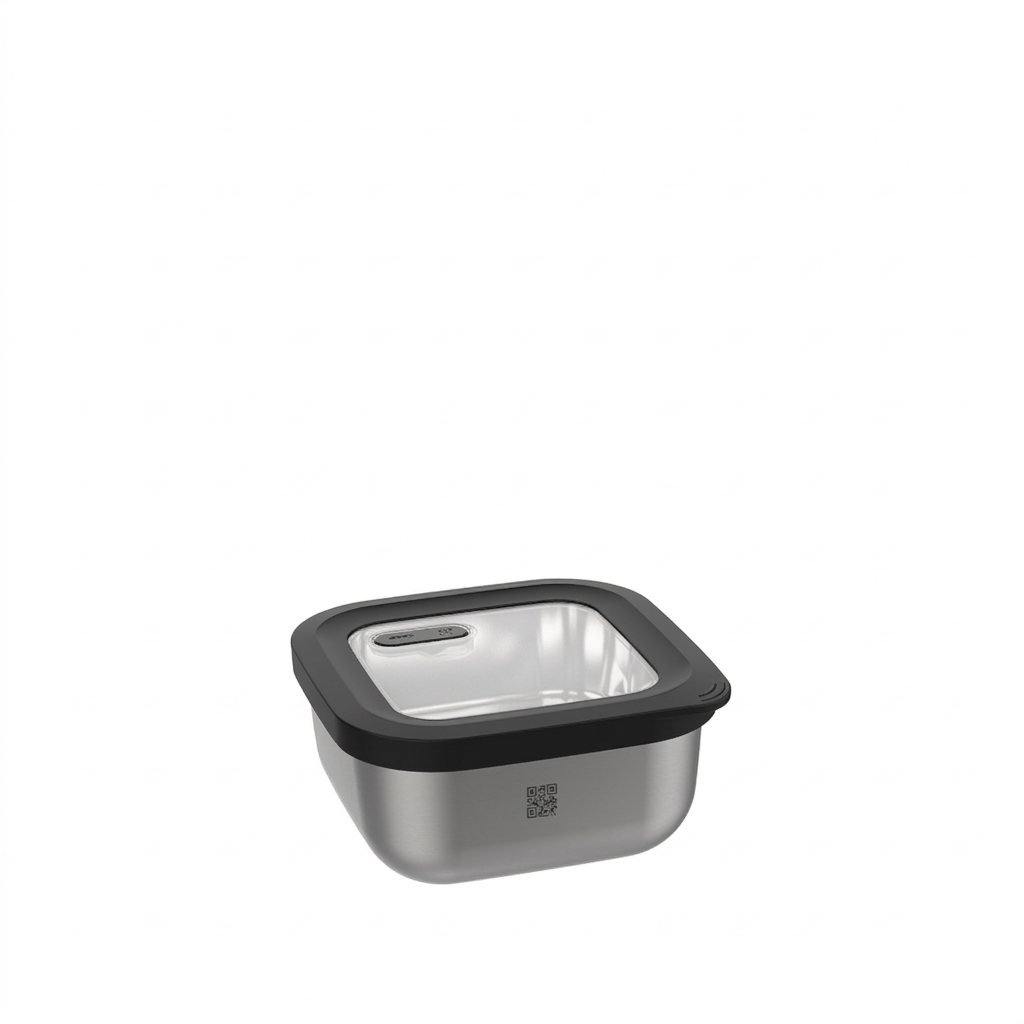 Boîte de conservation fraîcheur PROVIDO, carrée, 400 ml (Contrôle de la fraîcheur et des stocks via application), GEFU
