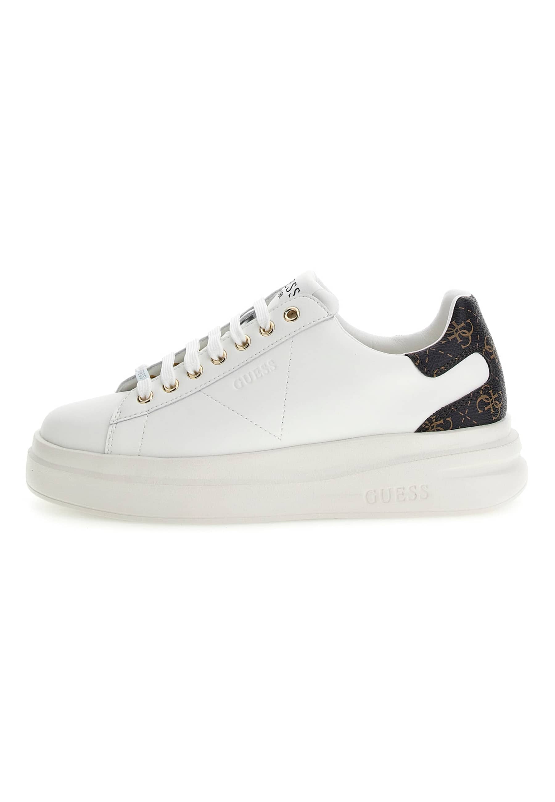 Sneaker Elbina Cuir Véritable, GUESS