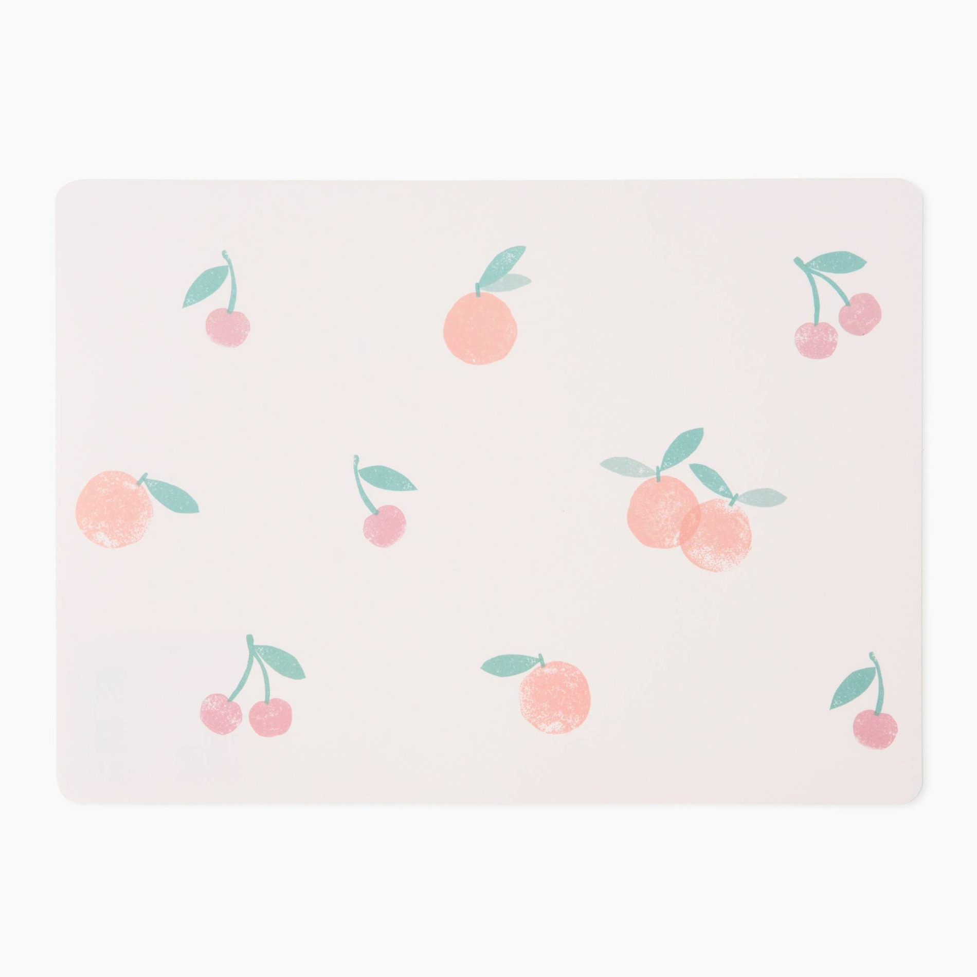 Set de table cerise et pêche, 31x43cm, en polypropylène, MONOPRIX