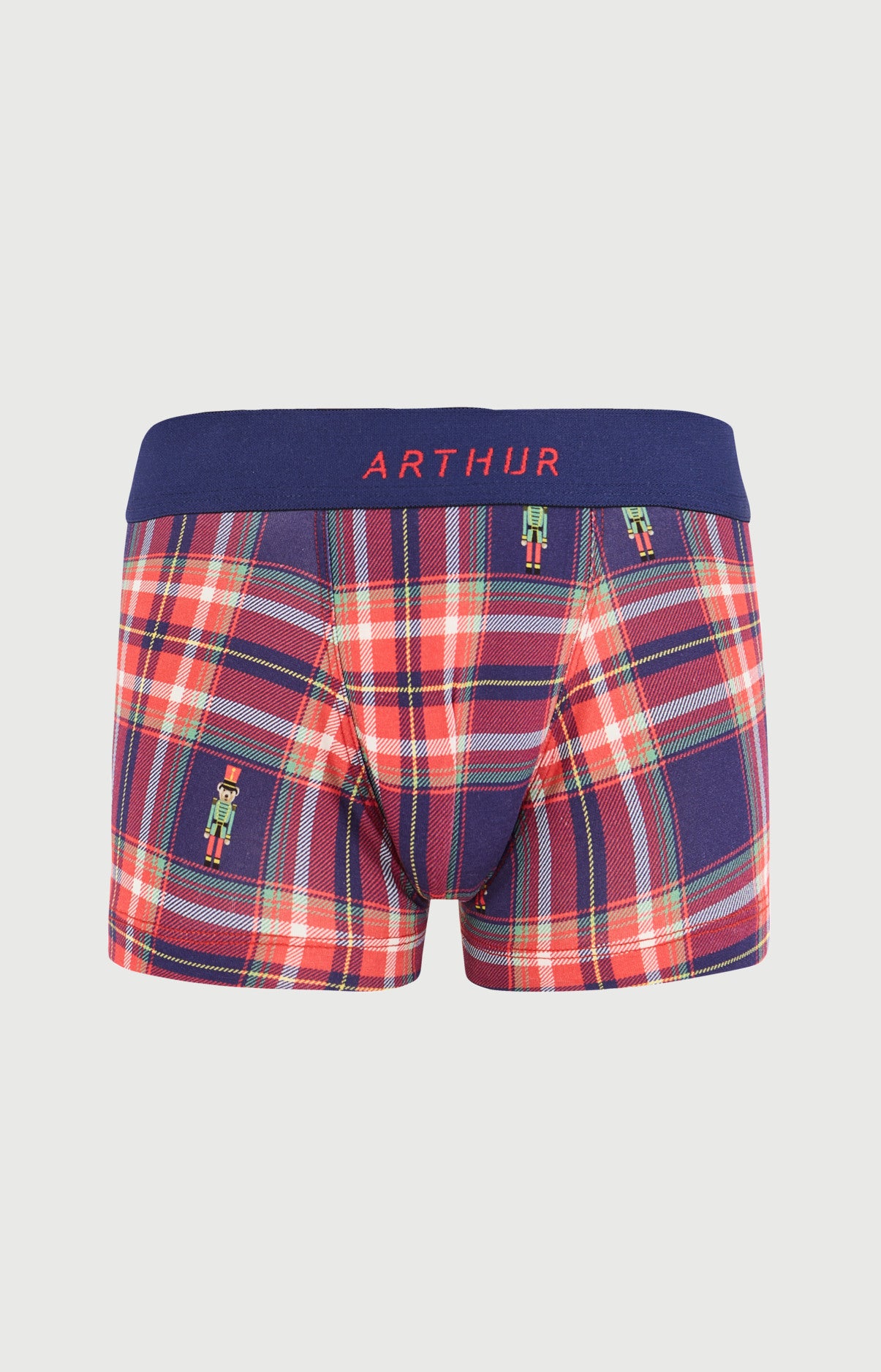 Boxer enfant en jersey de coton à carreaux Léon, ARTHUR