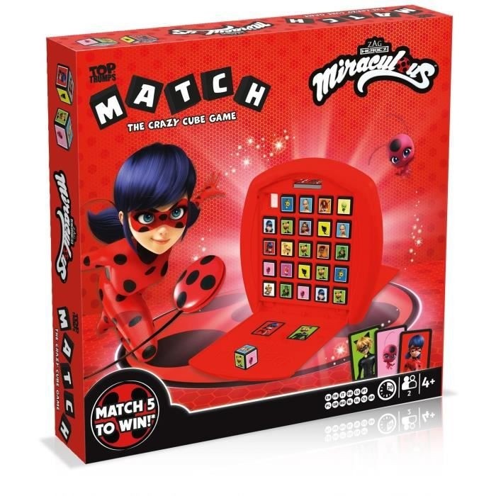 Jeu De Société Match Miraculous - Miraculous, WINNING MOVES