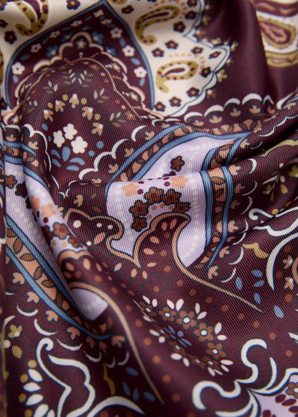 Foulard en imprimé paisley, MANGO