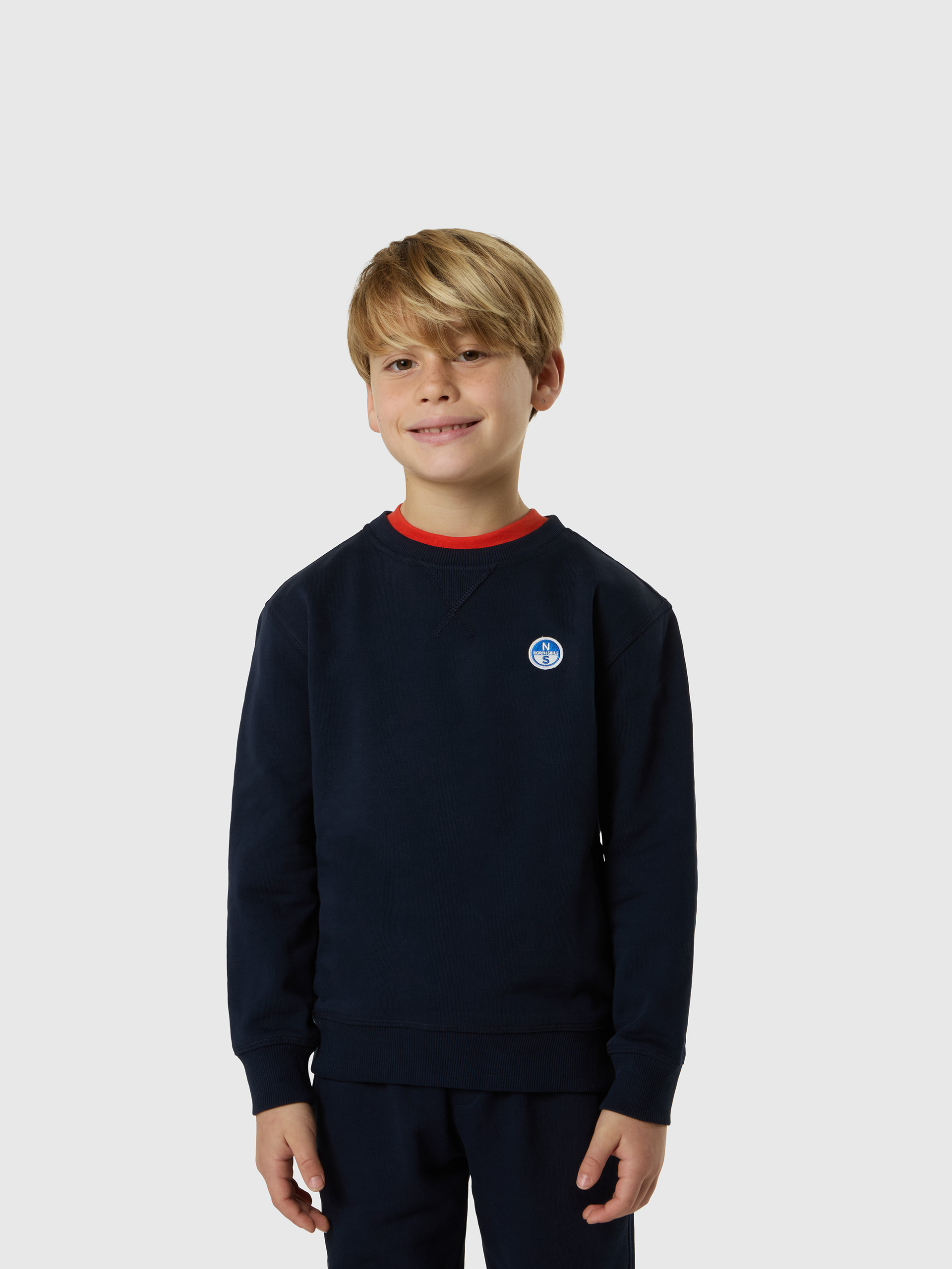 Sweat avec écusson de logo, NORTH SAILS