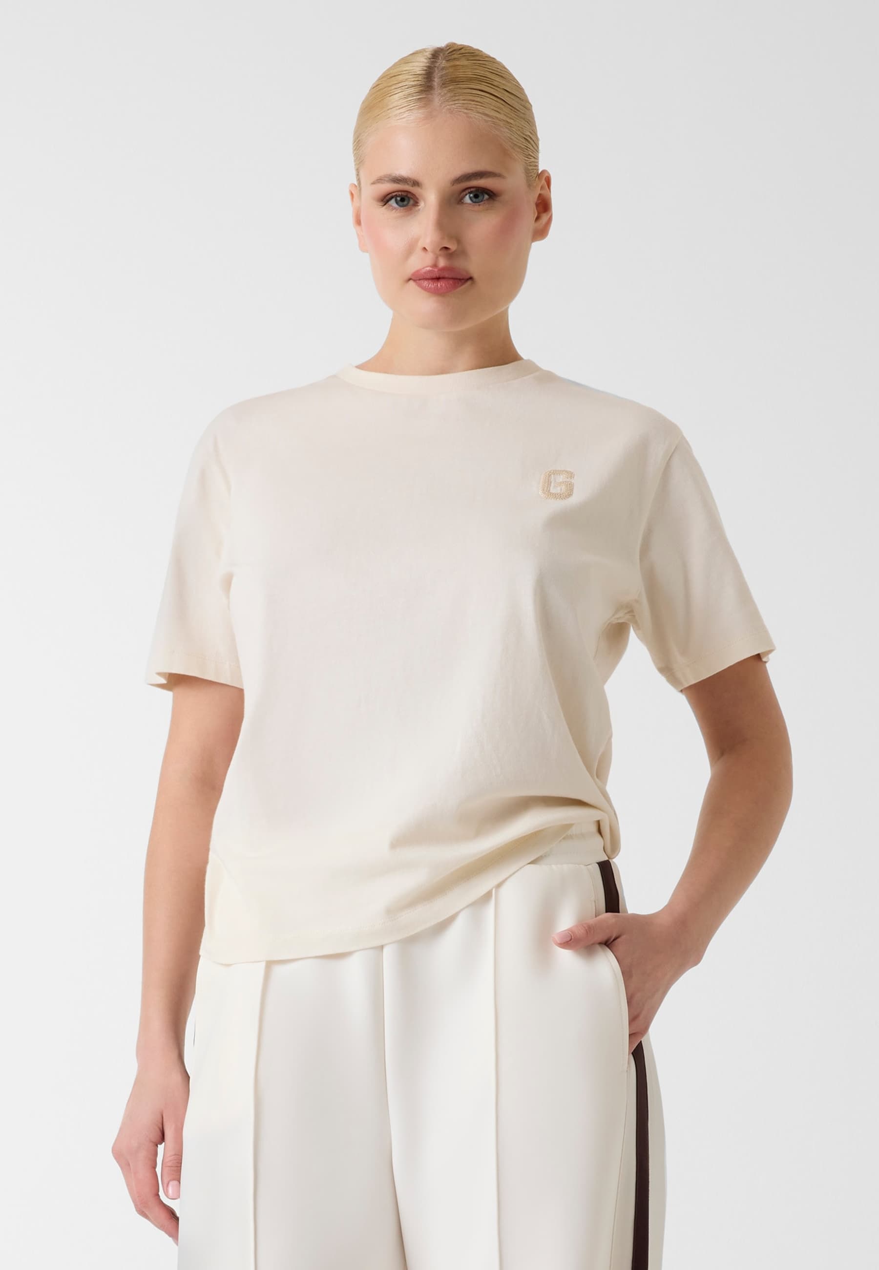 T-Shirt Avec Logo En Sequins, GUESS