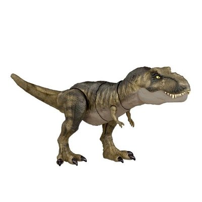 Jurassic world - t-rex morsure extrême - figurine dinosaure - 4 ans et + MATTEL