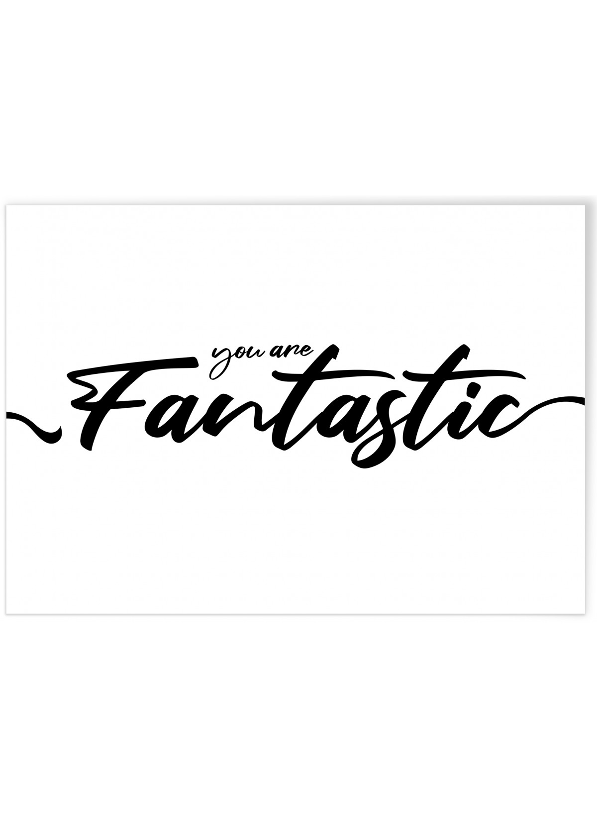 Affiche 'You are fantastic', L'AFFICHERIE