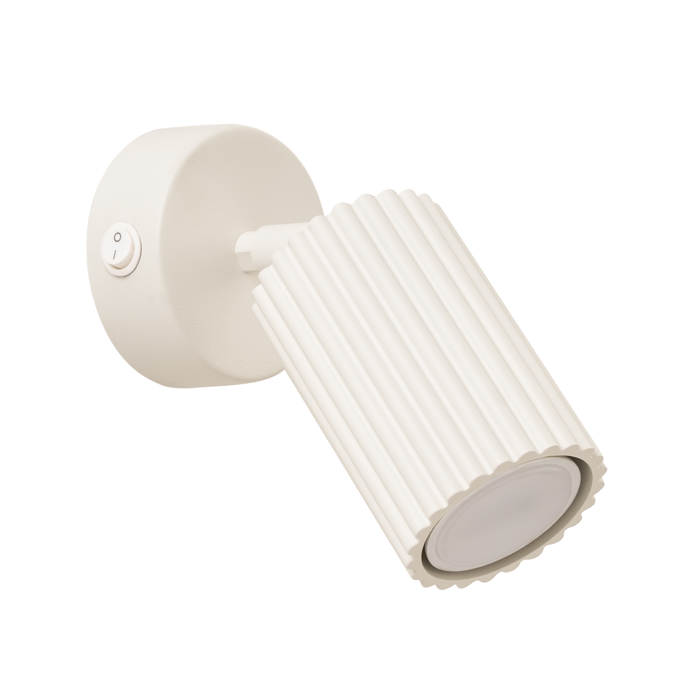 Applique Aluminium Beige GU10 1 Karbon Switch, EDEN