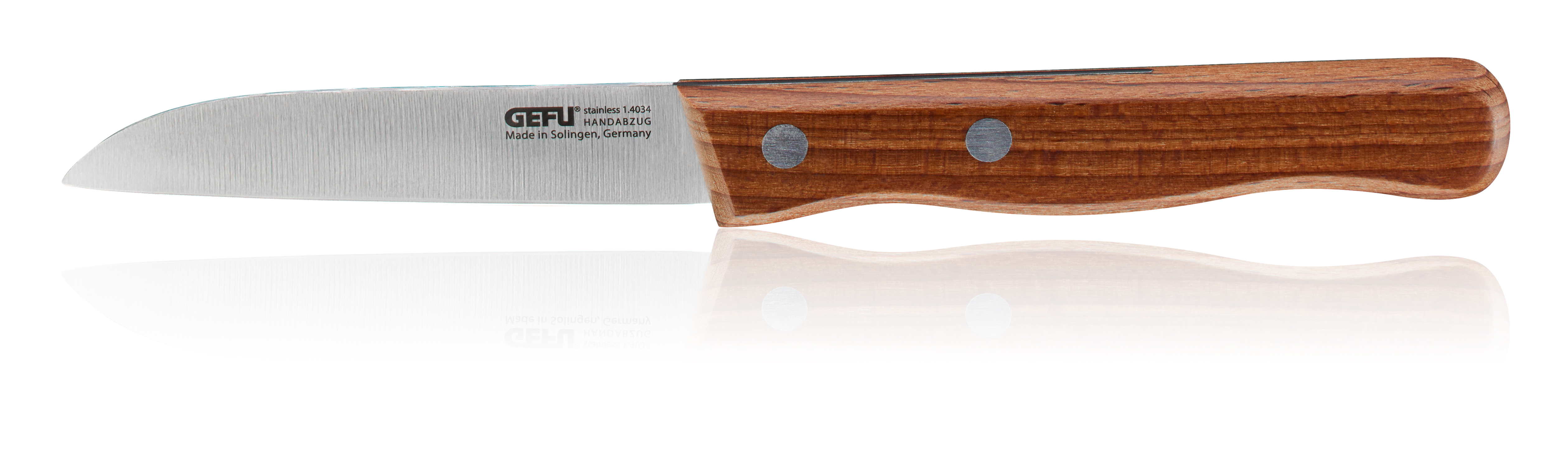 Couteau à légumes Hummeken 18cm en acier et bois de noyer, GEFU