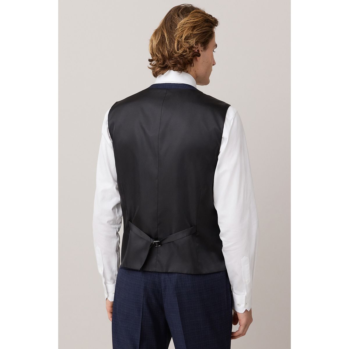 Gilet Arista Equestrian Heritage – Laine à Carreaux – Bleu – Taille M – Bon état