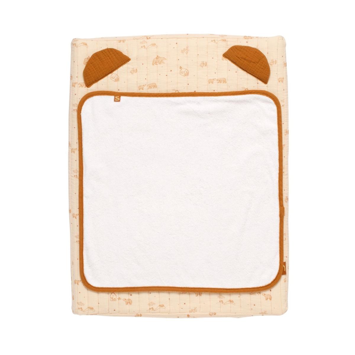 Matelas à langer + serviette éponge ORSINO, SAUTHON