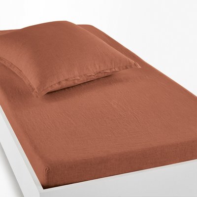 Linot 100% Washed Linen Child's Fitted Sheet LA REDOUTE INTERIEURS