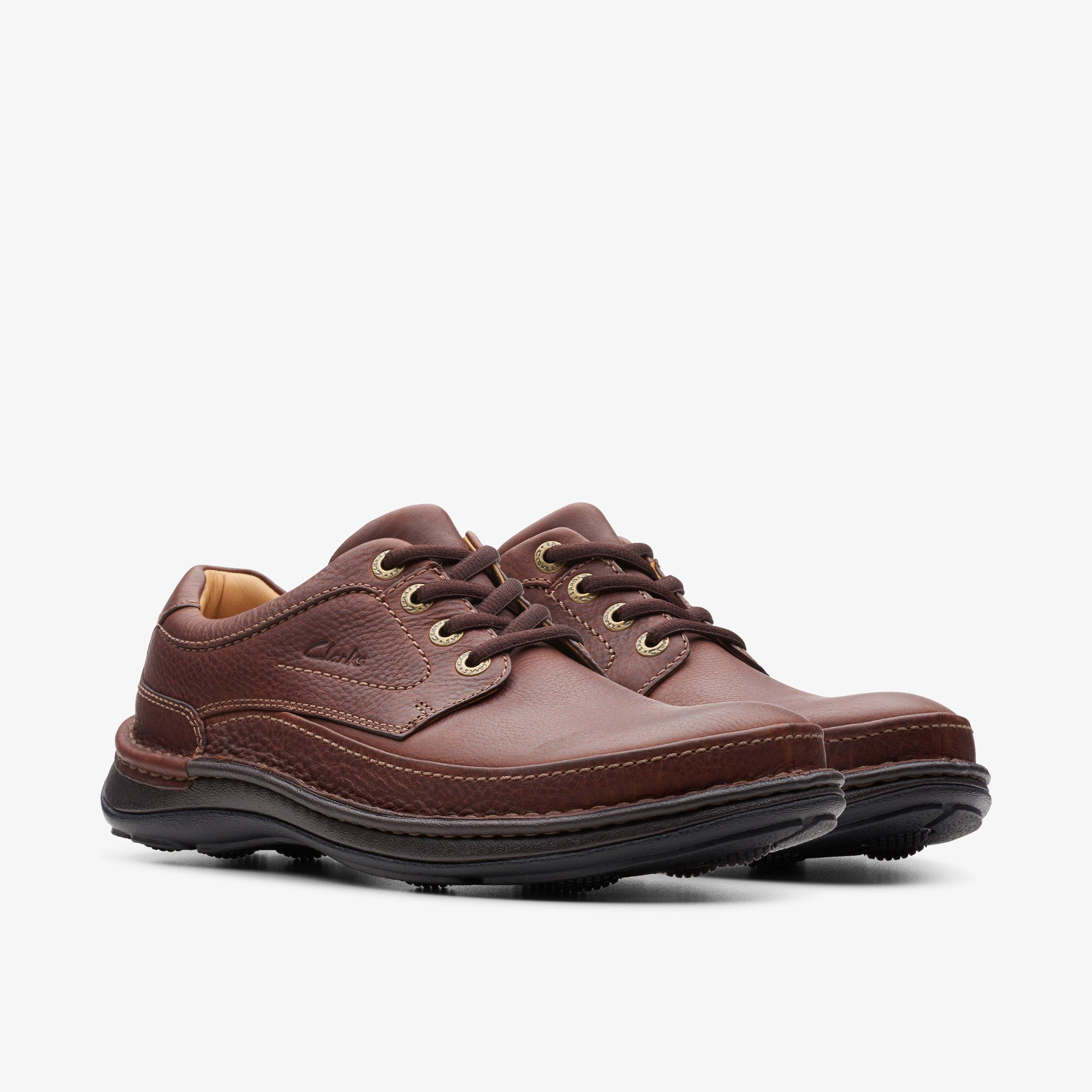 Derbies richelieus Cuir NATURE THREE, CLARKS