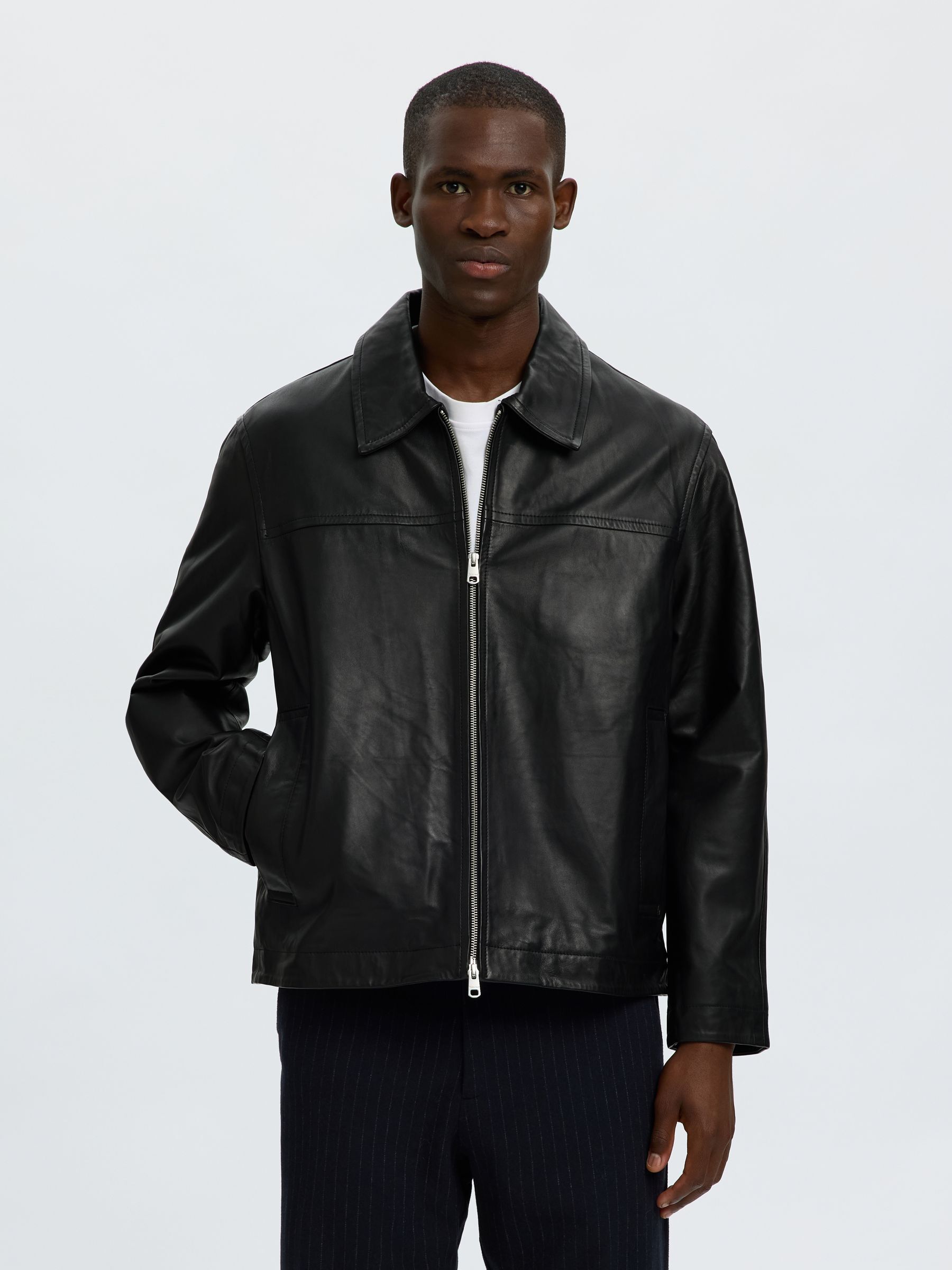 Veste En Cuir, SELECTED