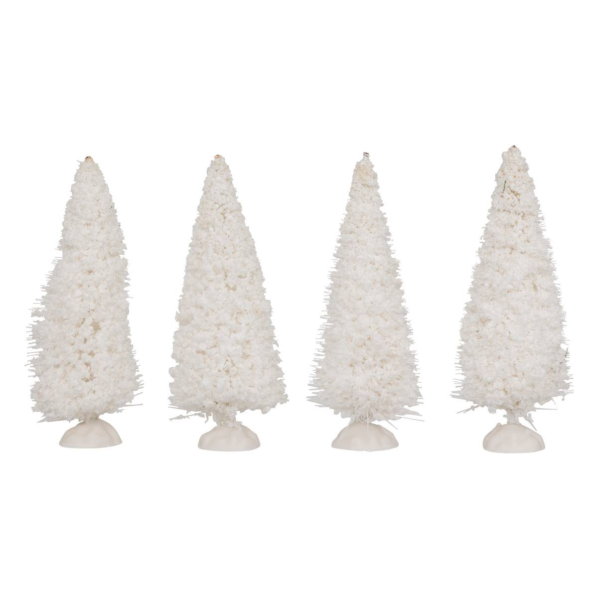 Lot de 4 accessoires village sapin, FEERIC LIGHTS & CHRISTMAS