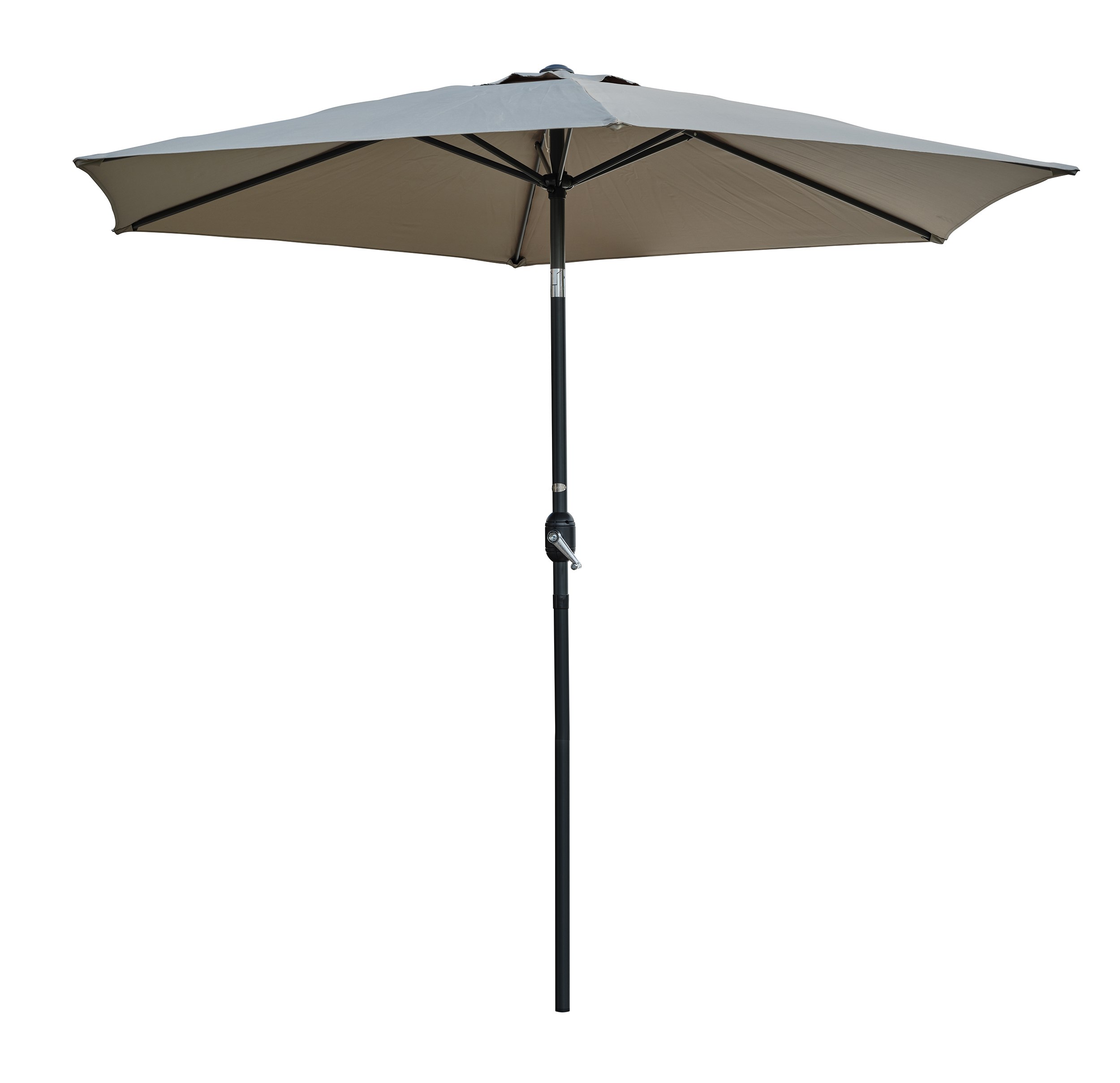 Parasol à manivelle en aluminium et toile MARBELLA, DCB GARDEN