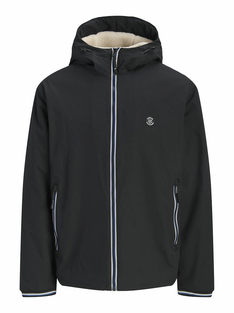 Coupe vent à capuche doublé sherpa, JACK & JONES