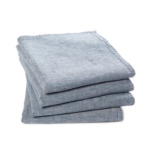 Lote de 4 servilletas de lino lavado, Victorine LA REDOUTE INTERIEURS image
