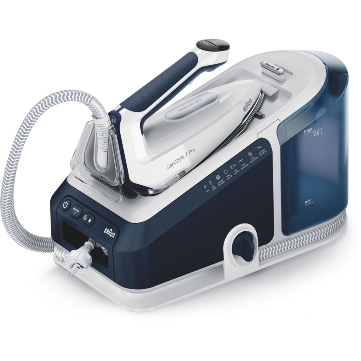 Centrale vapeur IS7282BL CareStyle 7 Pro, BRAUN