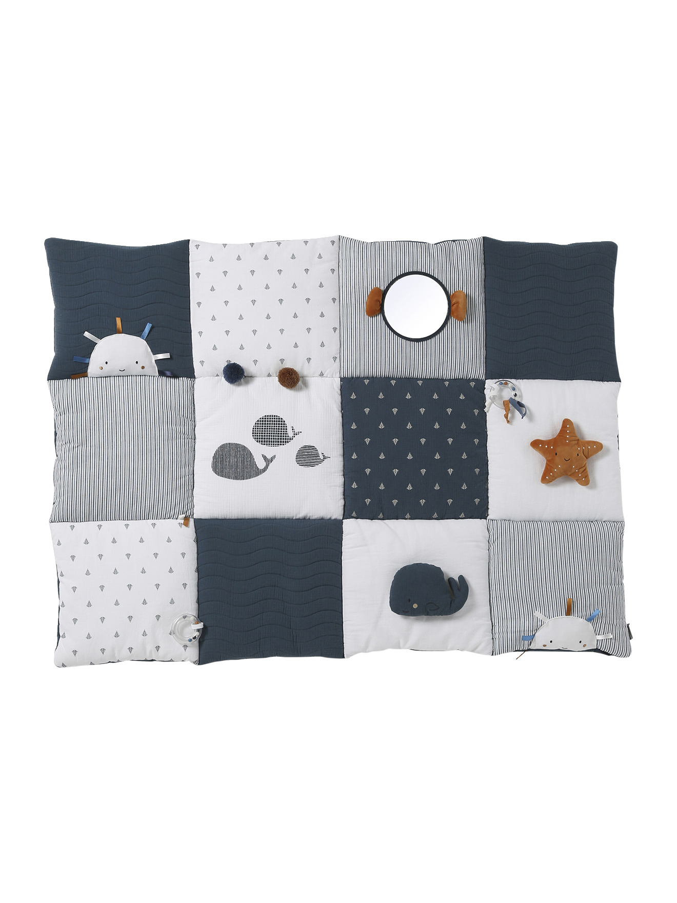 VERTBAUDET Tapis D'Éveil Green Forest Gris – Ourson Ludique Avec Arches Amovibles Et Plein De Jouets Dès La Naissance