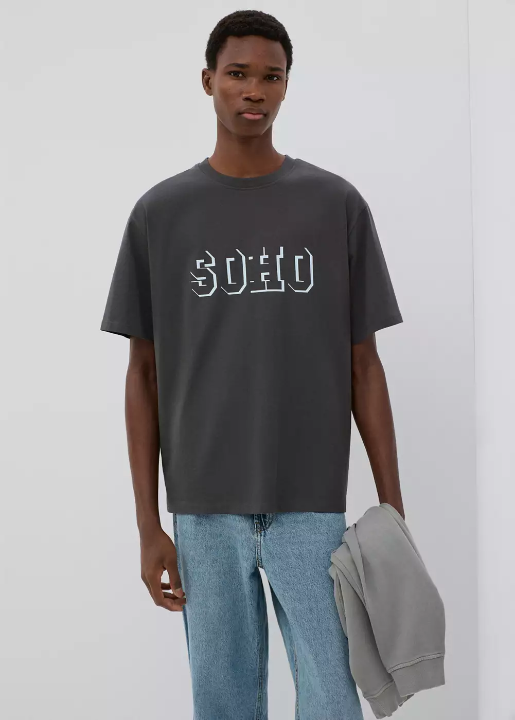 T-shirt en coton imprimé, MANGO TEEN
