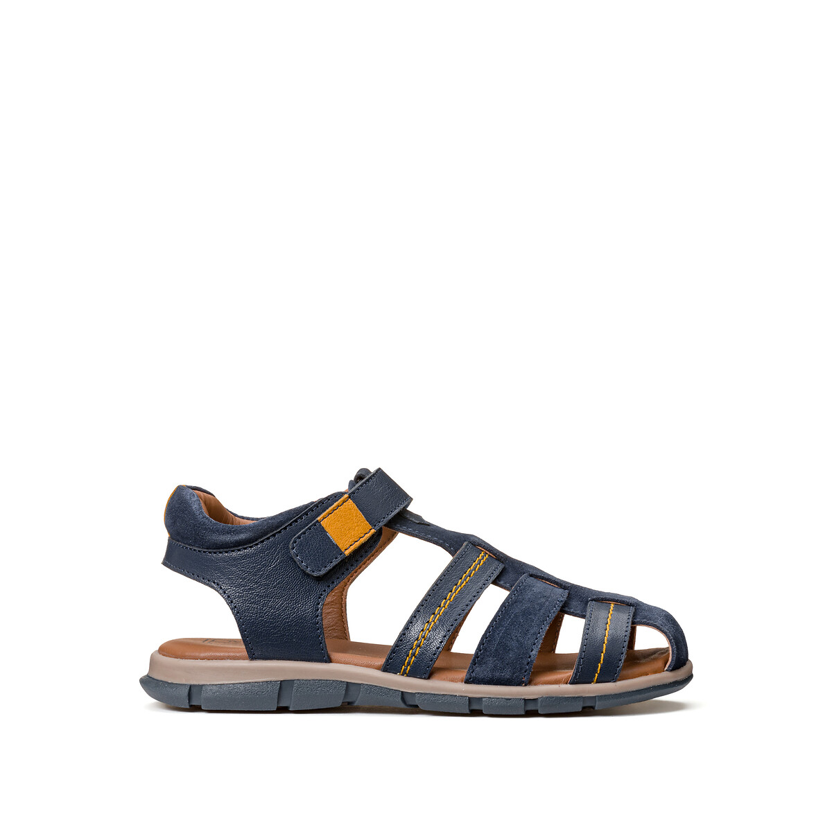 Kids Leather Sandals with Touch ’n’ Close Fastening