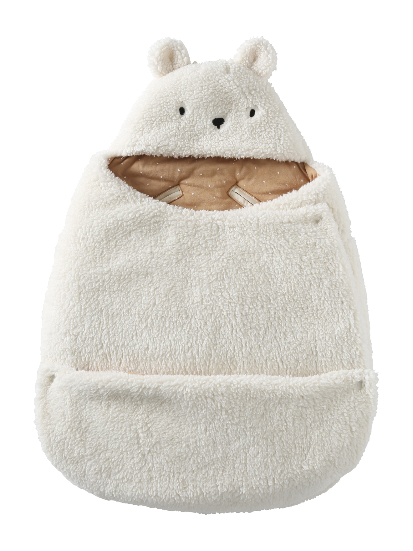 Nid d'ange transformable en peluche Ourson, VERTBAUDET