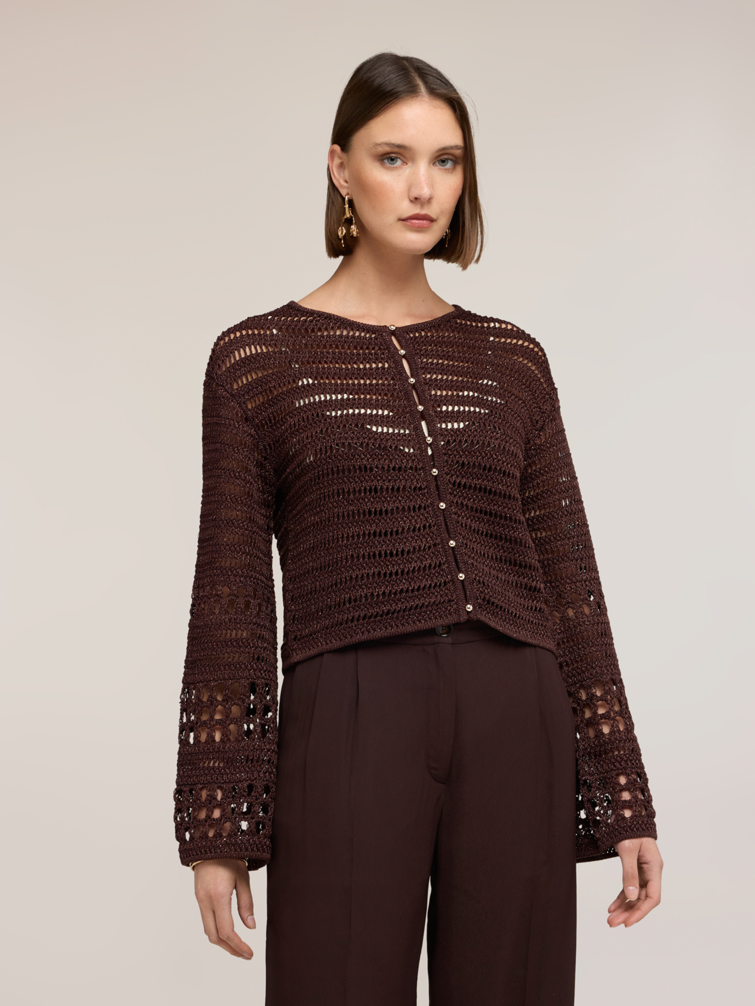 Cardigan ajouré, MOTIVI