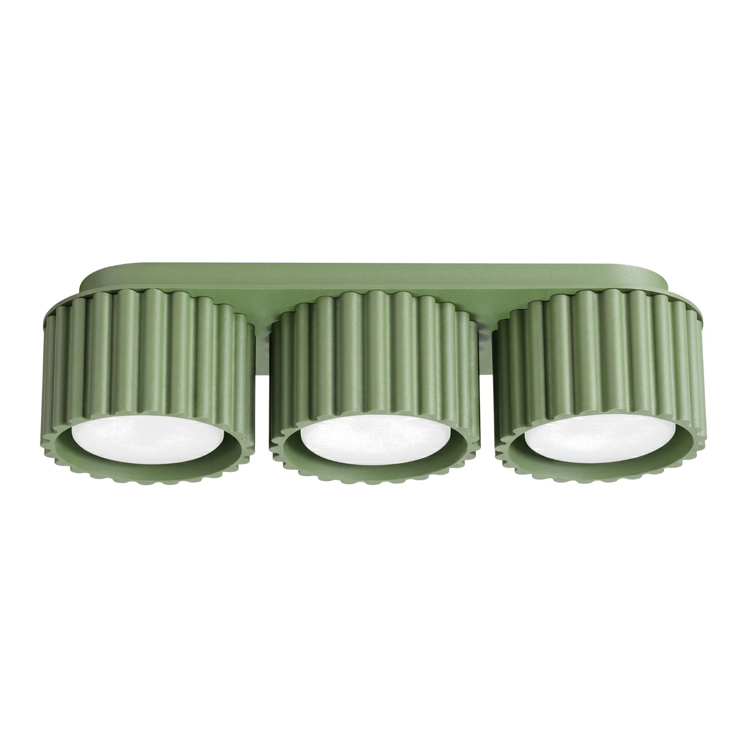 Plafonnier Aluminium Sauge Gx53 3 AURA, EDEN